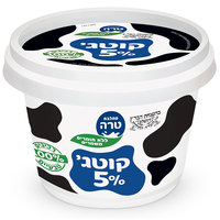 גבינת קוטג' מועשר 5% טרה 250 גרם