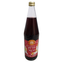 מיץ ענבים אדום תירוש המקורי 100% ענבים יקבי כרמל 1 ליטר