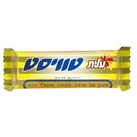 חטיף וופל עם קרם קרמל מצופה שוקולד חלב טוויסט עלית 28 גרם